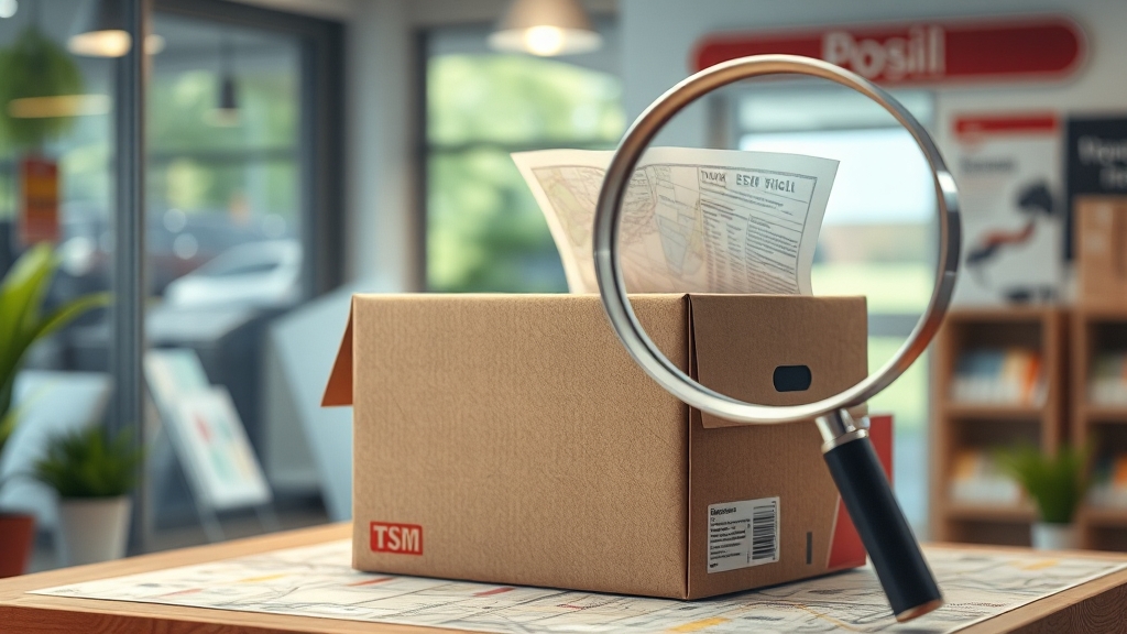 인터넷 우체국 이용 시 주의사항 (realistic 스타일)