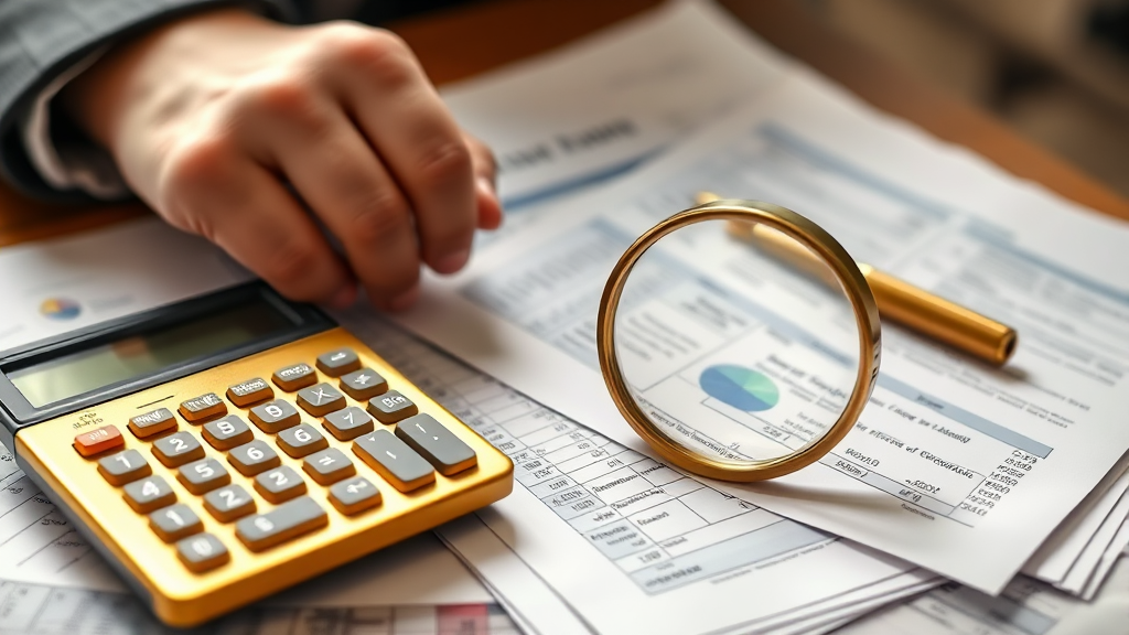 상속세 공제 항목 상세 분석 (realistic 스타일)