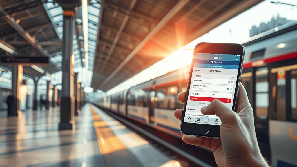 안전한 KTX/SRT 예매 방법 (realistic 스타일)