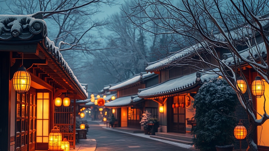 12월 첫째 주 축제 캘린더 (realistic 스타일)