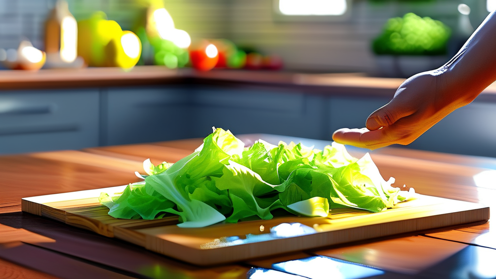 상추 섭취, 이것만은 주의하세요: 올바른 섭취 가이드 (realistic 스타일)