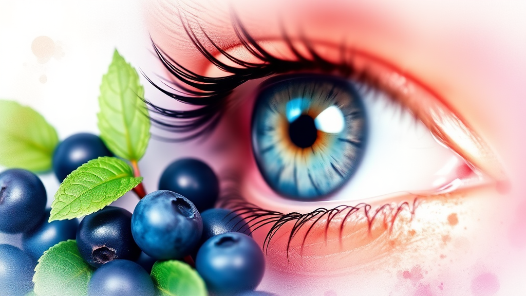 눈 건강, 영양제로 챙겨볼까요? (watercolor 스타일)