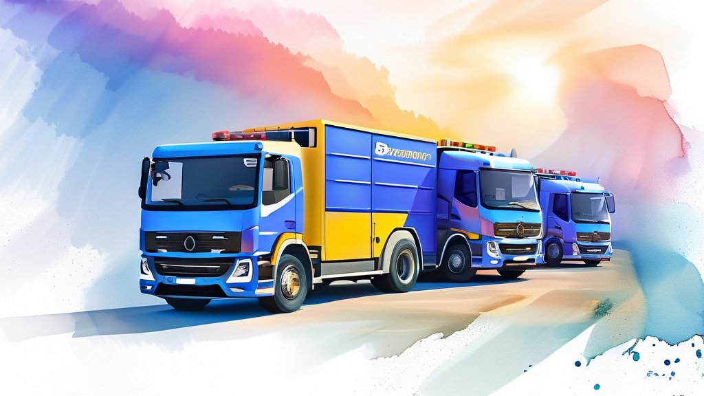 KB손해보험 긴급출동 서비스 접수 및 이용 절차 (watercolor 스타일)