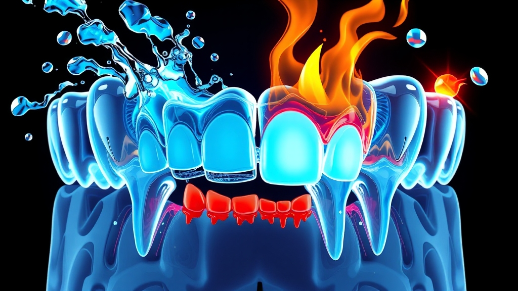 치아 시림, 언제 치과 가야 할까? (cartoon 스타일)