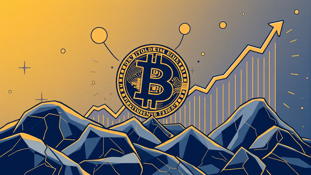 비트코인 가격 변동성의 주요 요인 (illustration 스타일)