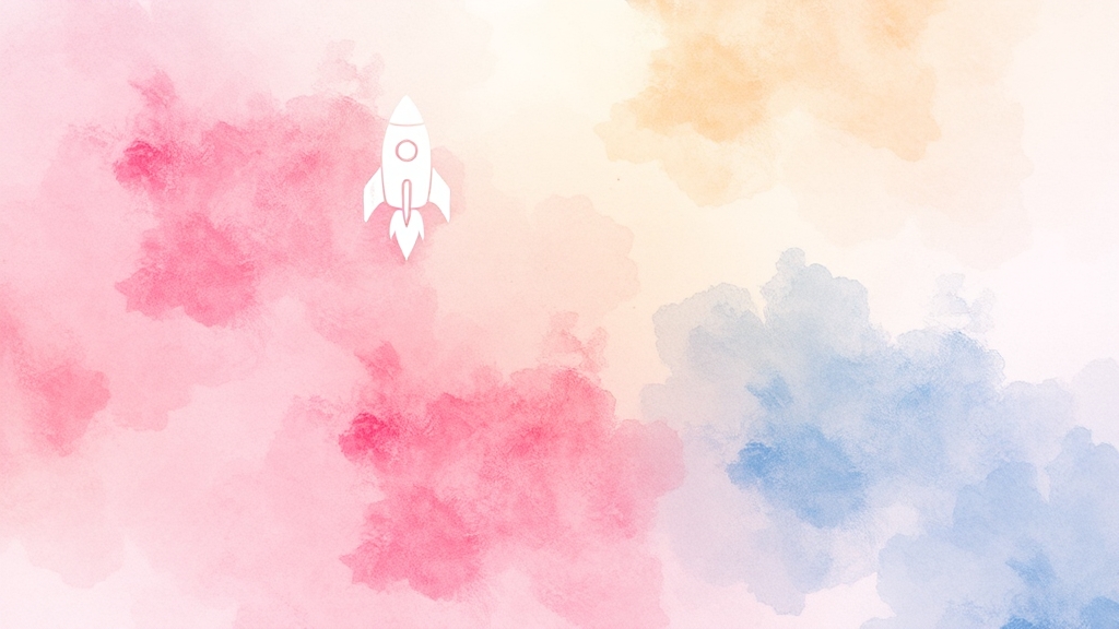 2025년 거래소 트렌드 (watercolor 스타일)