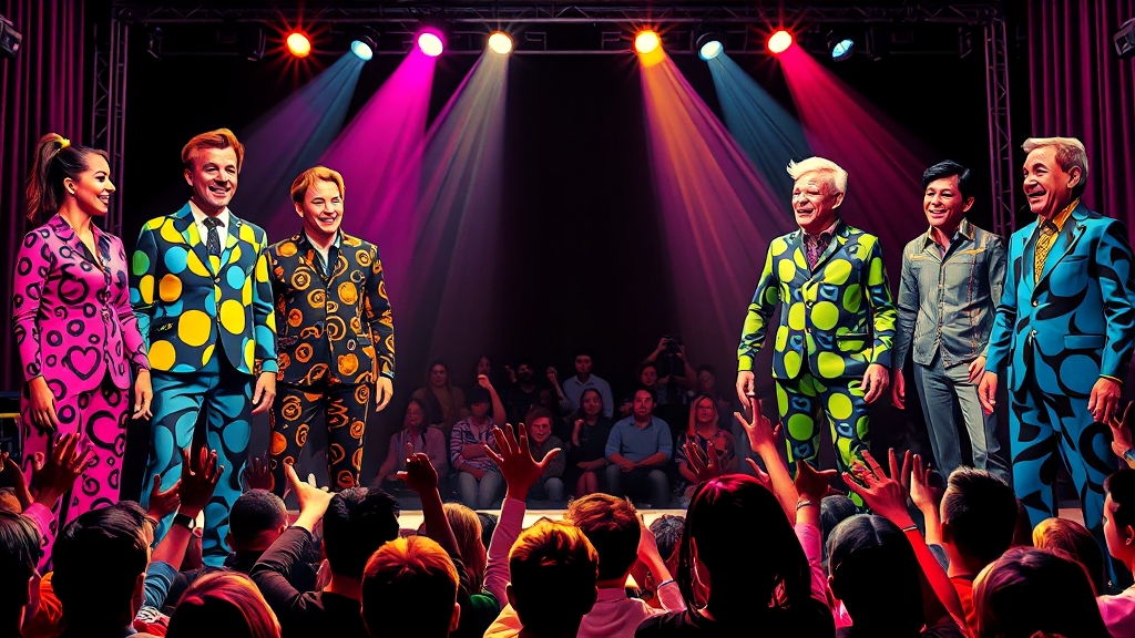 공연 특징 및 반전 요소 (popart 스타일)