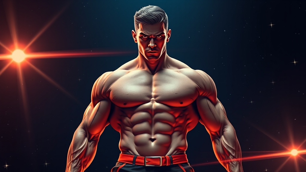 테스토스테론 UP! 영양제 선택 가이드 (illustration 스타일)