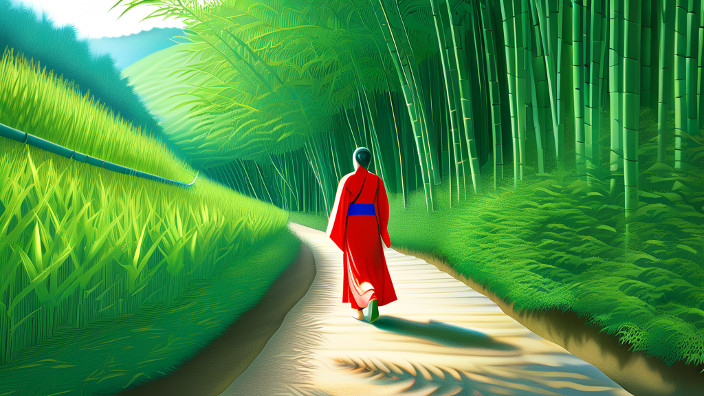 평화로운 힐링, 담양 (realistic 스타일)