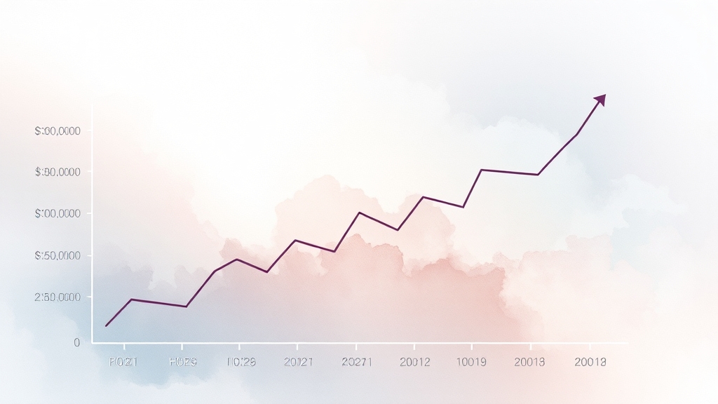 단기/중장기 주가 시나리오 (watercolor 스타일)