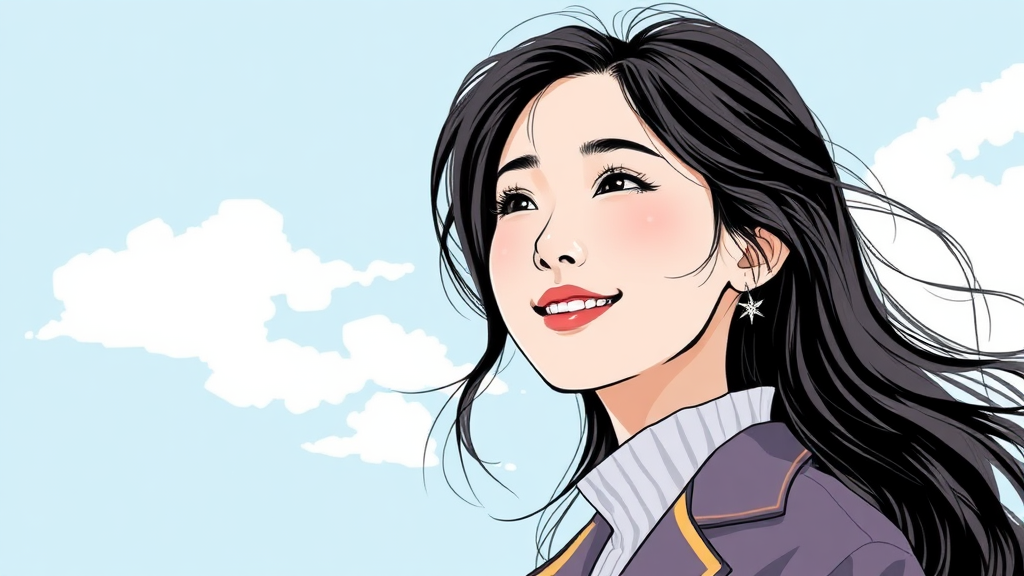 남지현 프로필 (illustration 스타일)