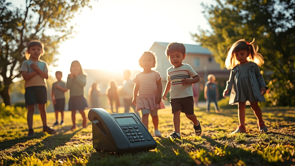아동 학대, 누가, 언제, 어떻게 신고해야 할까요? (realistic 스타일)