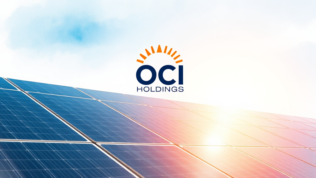 OCI홀딩스, 정책 수혜주? 주가 전망과 투자 전략 A to Z 5 태양광 산업 정책과 OCI홀딩스의 수혜 가능성 (watercolor 스타일)