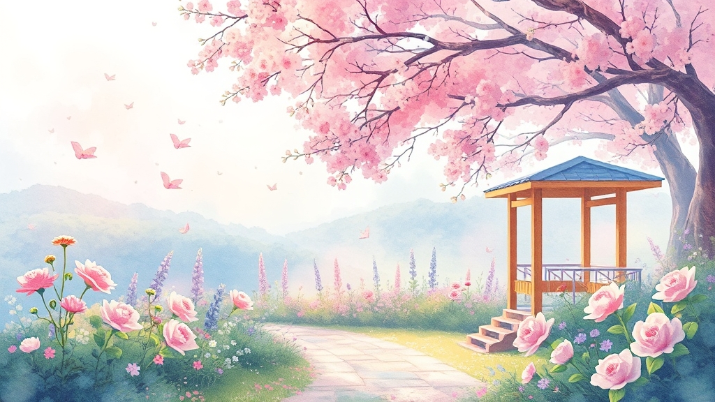 찾아가는 길 & 주차 정보 (watercolor 스타일)