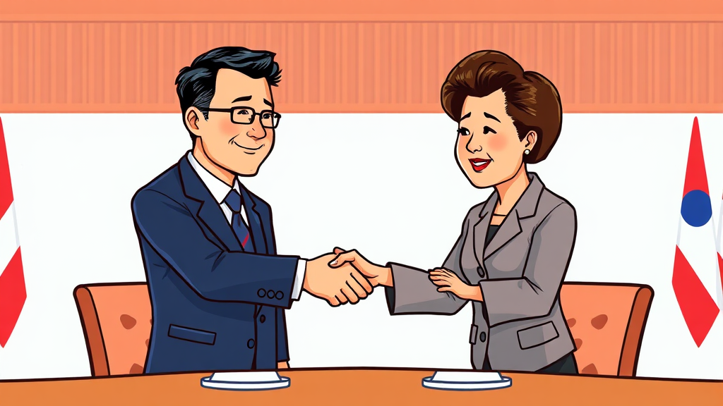 국내 주요 뉴스 (cartoon 스타일)