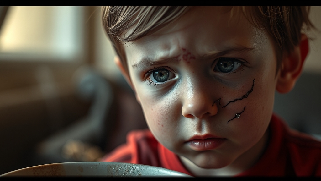 주요 증상은 무엇인가요? (realistic 스타일)