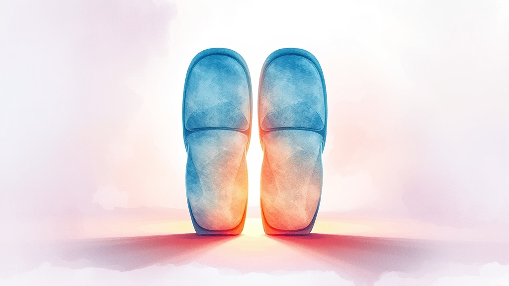 무릎 보호, 새로운 기준 제시 (watercolor 스타일)