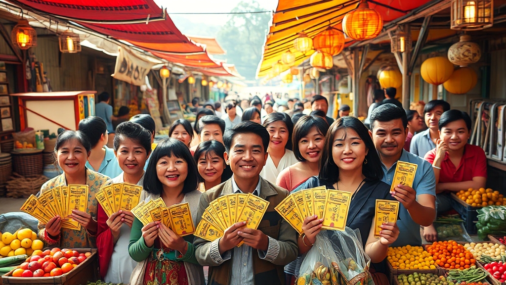 상생소비복권 안내 (realistic 스타일)