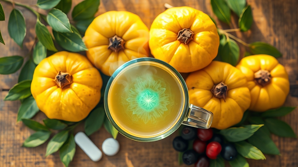 비파열매 효능: 목 건강과 기침 완화 (realistic 스타일)