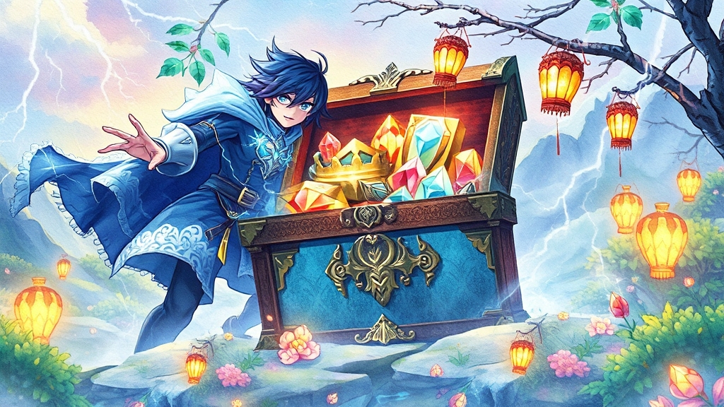 업데이트 및 이벤트 정보 (watercolor 스타일)