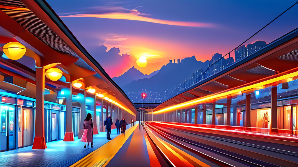 9호선 급행과 함께하는 서울 여행: 동서남북 알차게 즐기기 (realistic 스타일)