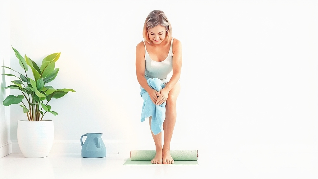 족저근막 스트레칭, 제대로 하는 법 (watercolor 스타일)