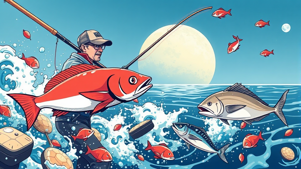 선재낚시공원 낚시 경험 및 조과 분석 (illustration 스타일)