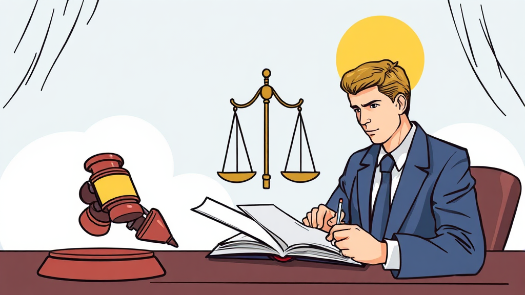 법적 불복 절차, 변호사의 역할 (illustration 스타일)