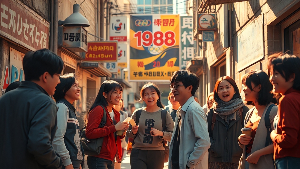1988년, 시대와 공간의 의미 (realistic 스타일)