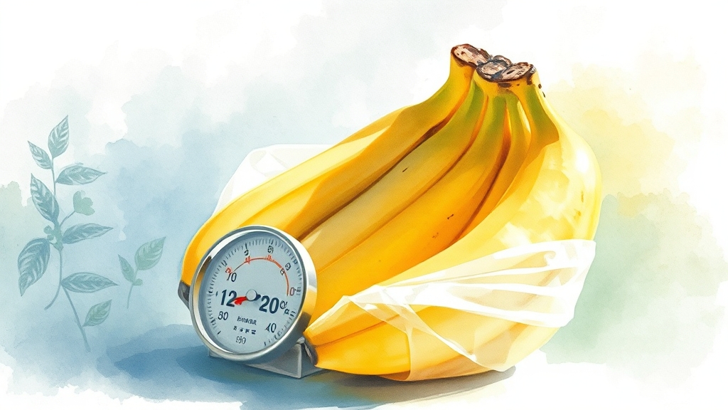 신선도 유지, 핵심은? (watercolor 스타일)