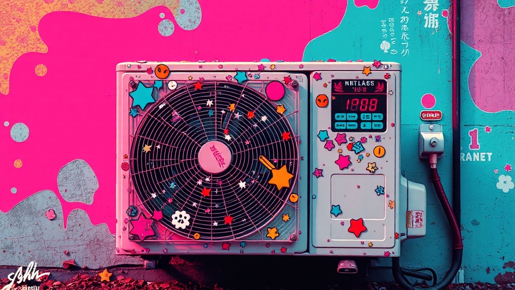 냉매가스 누설 증상 & 영향 (popart 스타일)