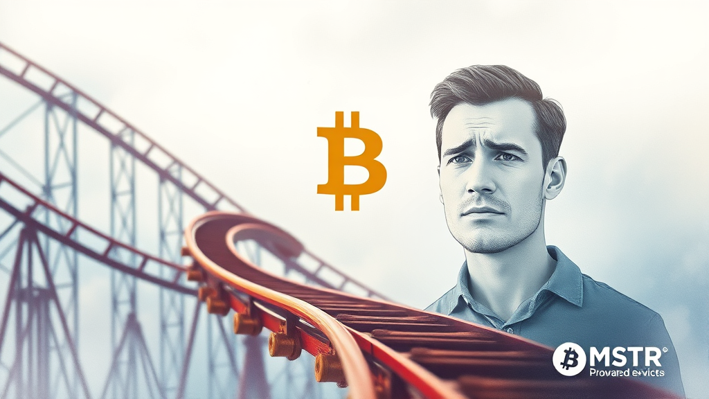 MSTR 투자 전략 및 리스크 관리 (watercolor 스타일)