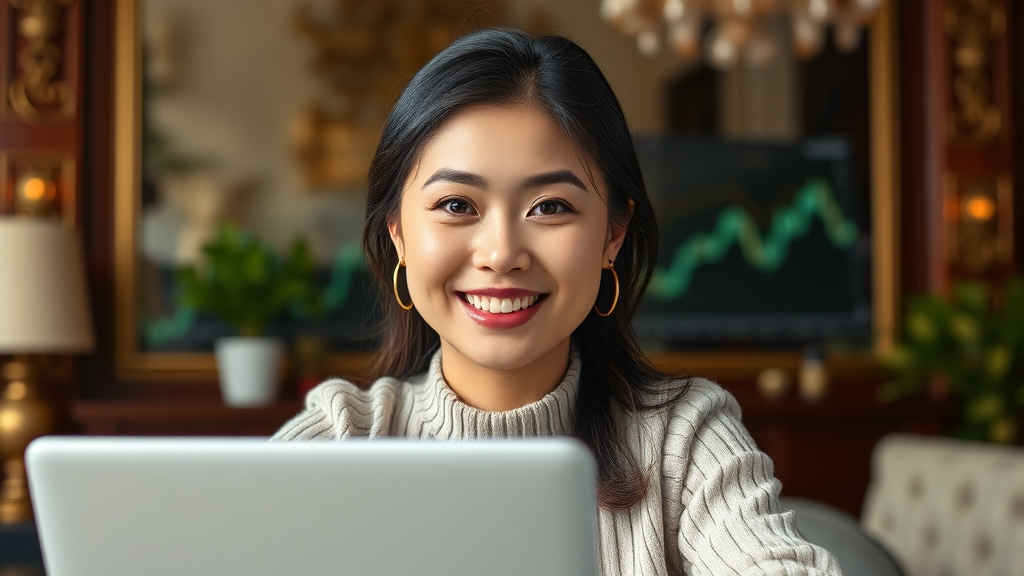 AI 부업 성공 사례: 월 1000만원의 비결 (realistic 스타일)