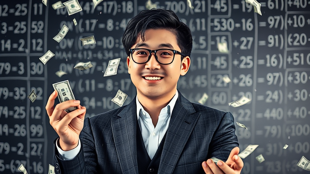 현우진 재산 형성에 영향을 준 요인 분석 (realistic 스타일)