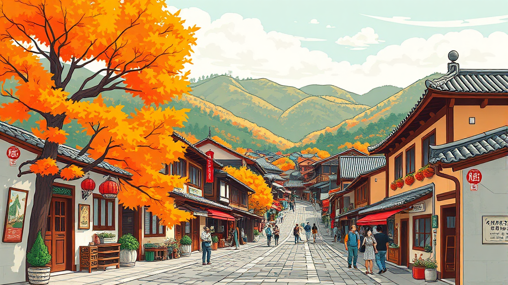 문화 관광 정보: 동두천시 시티투어와 숨겨진 명소 (illustration 스타일)