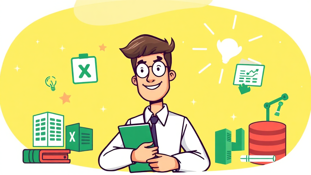 컴활 1급, 무엇일까요? (cartoon 스타일)