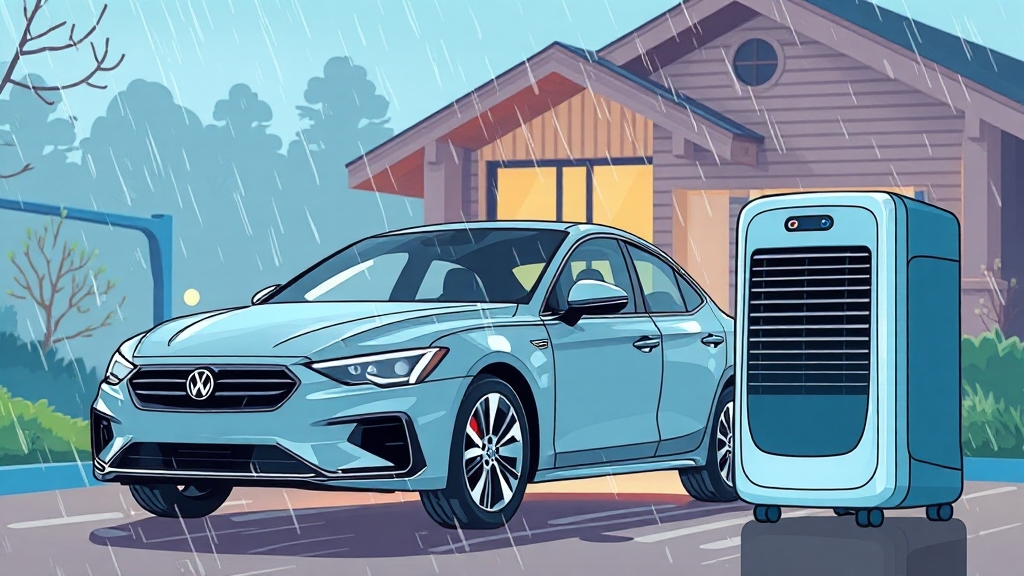 장마 대비, 무엇부터 준비해야 할까요? (cartoon 스타일)