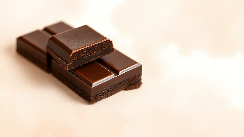 기분 전환과 집중력 UP! 다크초콜릿의 비밀 (watercolor 스타일)
