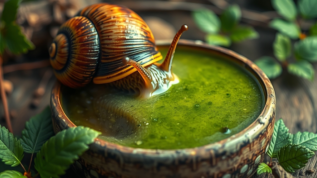 다슬기즙, 핵심 효능은? (realistic 스타일)