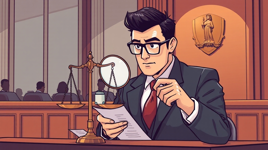 공판 준비 절차, 꼼꼼하게! (illustration 스타일)