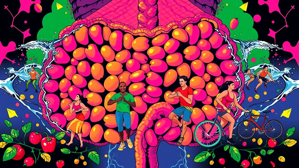 게실염, 이렇게 예방하세요! (popart 스타일)