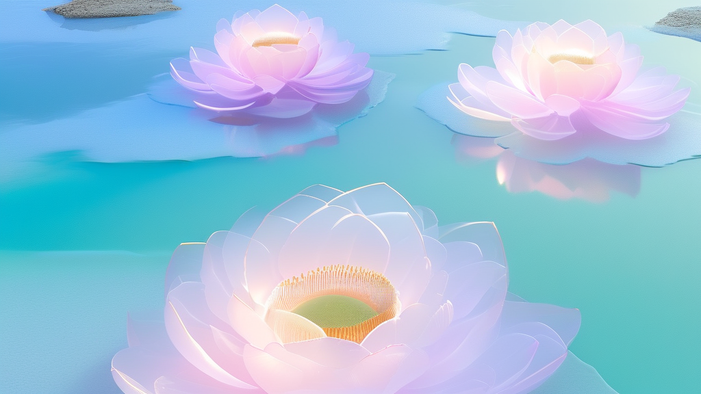 하이브리드 본딩: 차세대 반도체 기술의 핵심 (watercolor 스타일)