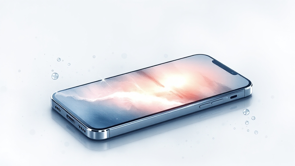 아이폰17, 디스플레이 기술은? (watercolor 스타일)