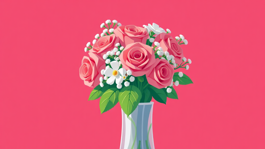 레고 꽃다발 10328 소개 (illustration 스타일)