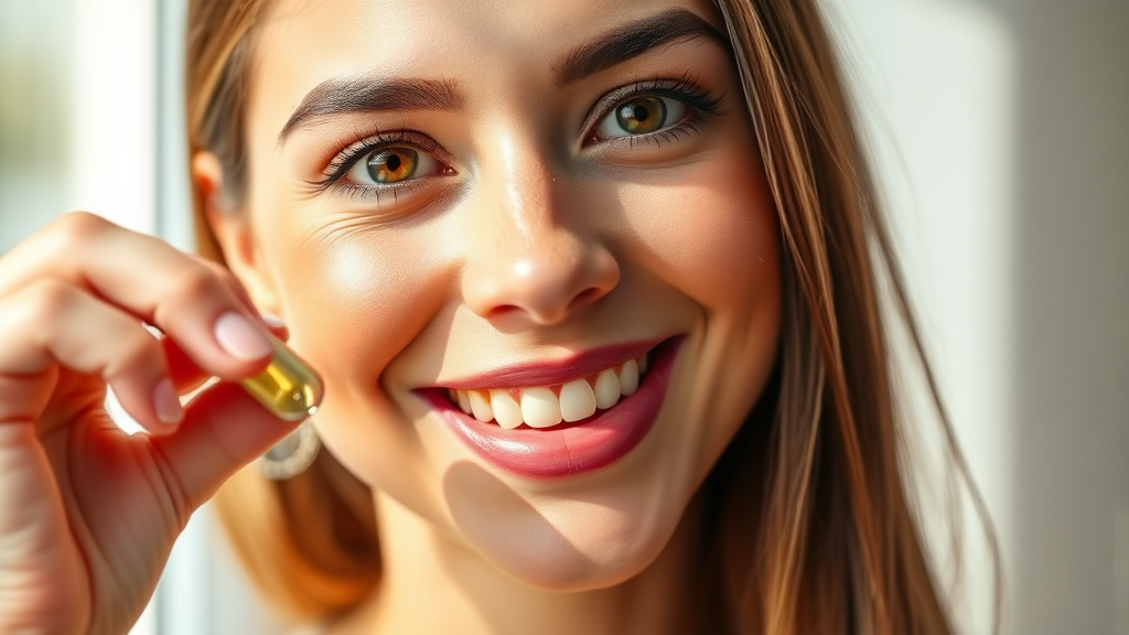 글루타치온 영양제 선택 기준 (realistic 스타일)