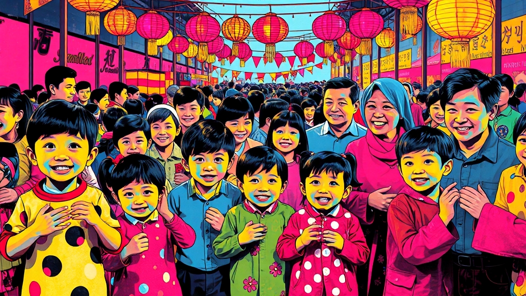 부산 어린이날 축제 정보 (popart 스타일)