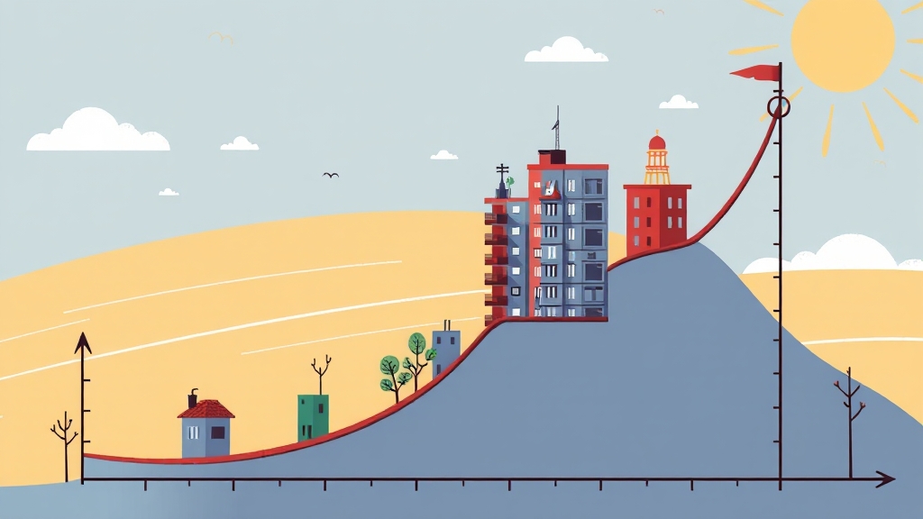 매수 심리, 왜 오르락내리락 할까? (illustration 스타일)