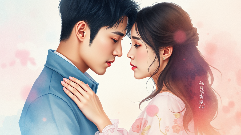 구교환 & 문가영: 캐릭터 분석 (watercolor 스타일)