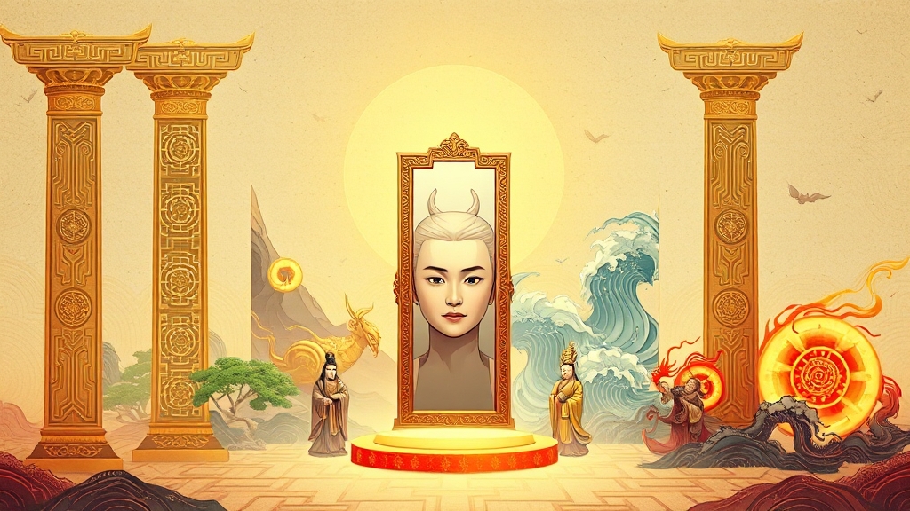 사주팔자 분석으로 나 이해하기 (illustration 스타일)