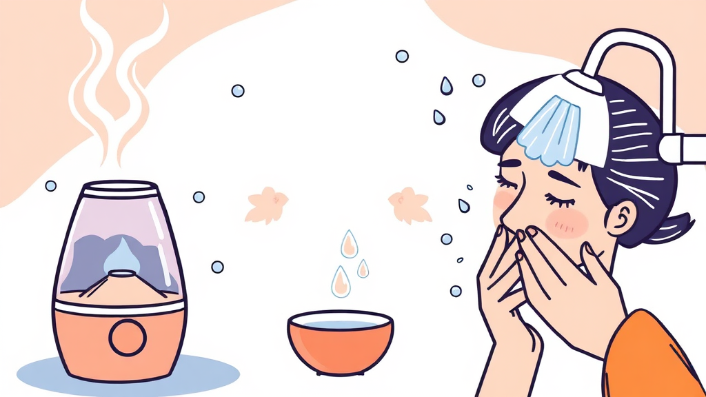 생활 습관 개선 (illustration 스타일)